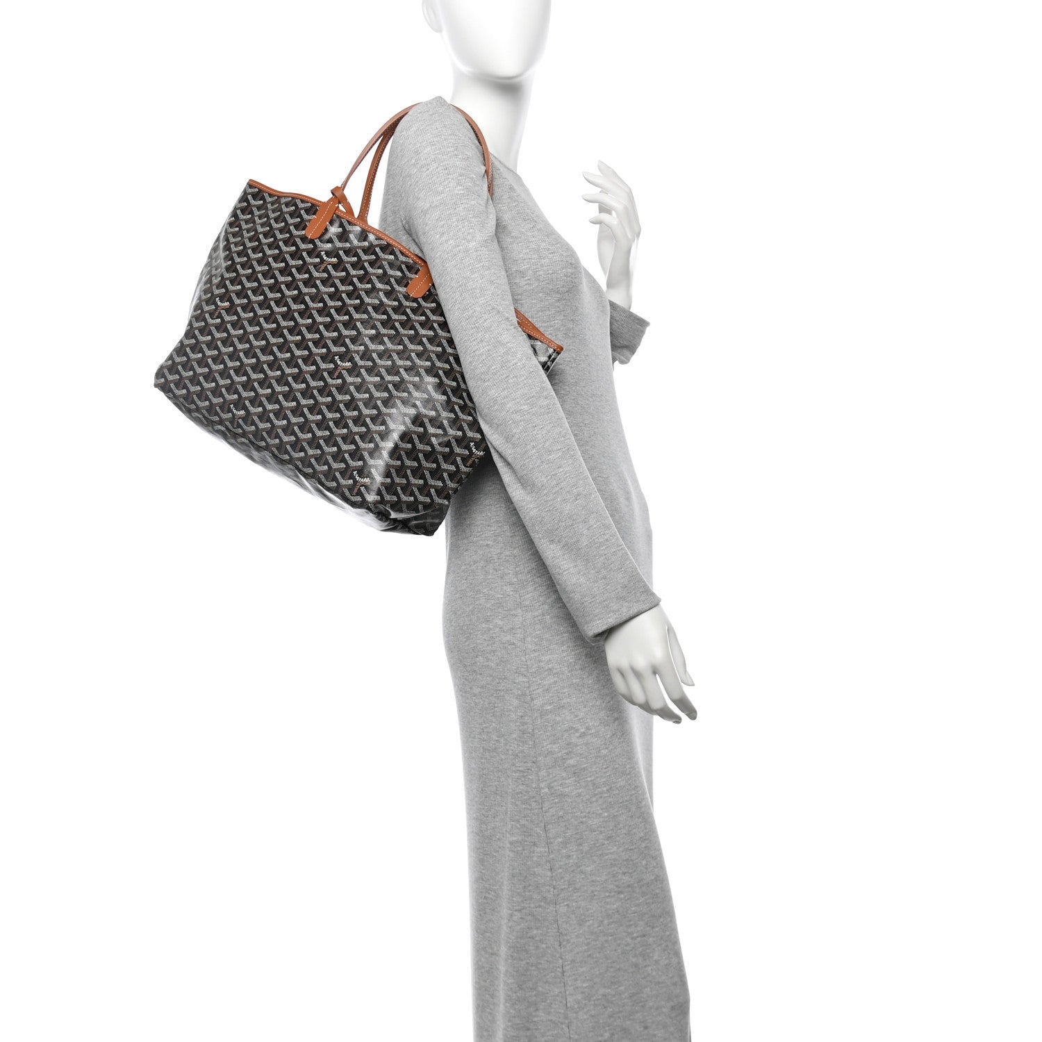 Goyard Goyardine Saint Louis PM Black Gold 2 of 11