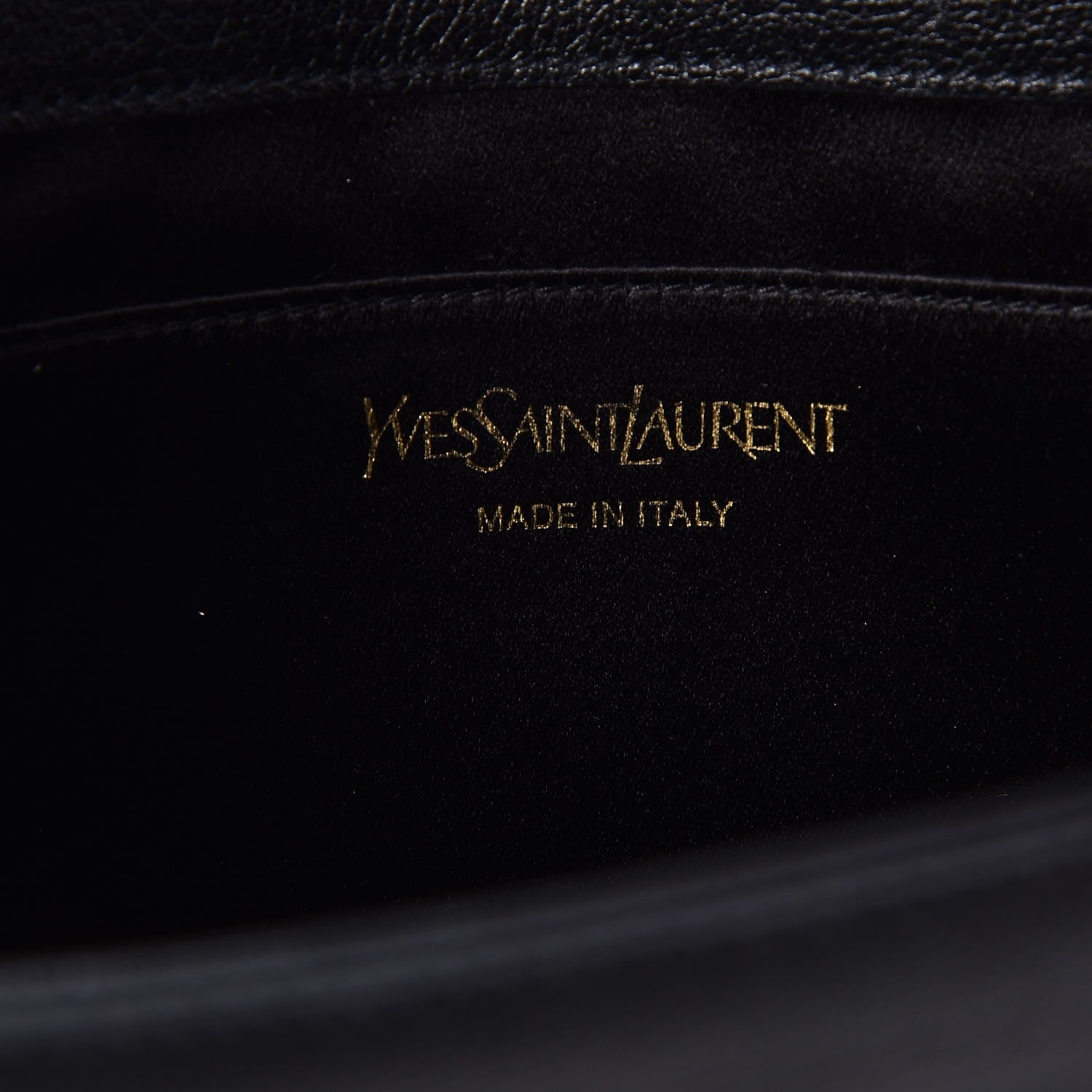 Saint Laurent Calfskin Monogram Large Belle De Jour Clutch Black 6 of 7