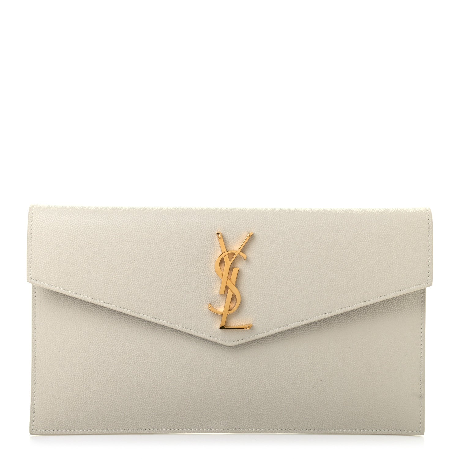 Saint Laurent Grain De Poudre Uptown Pouch Crema Soft 1 of 7