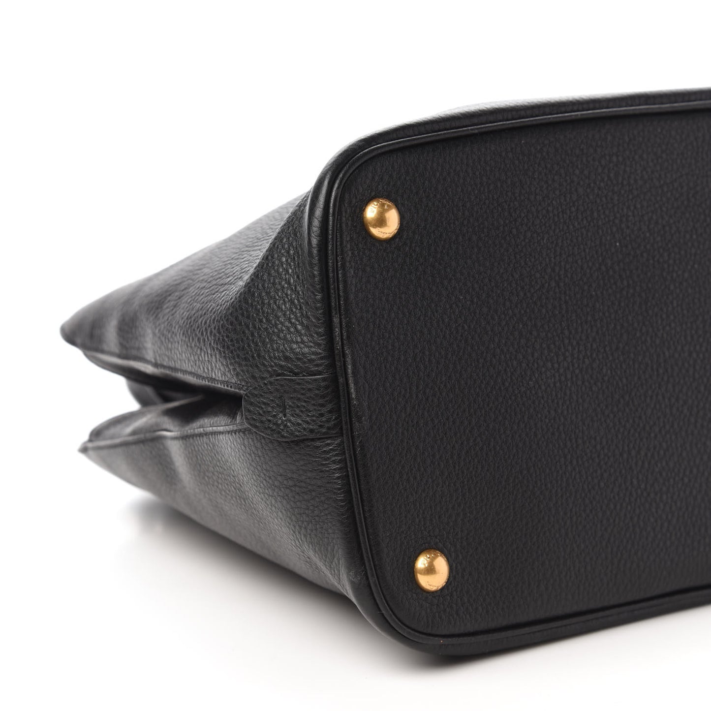 Vitello Daino Tote Black