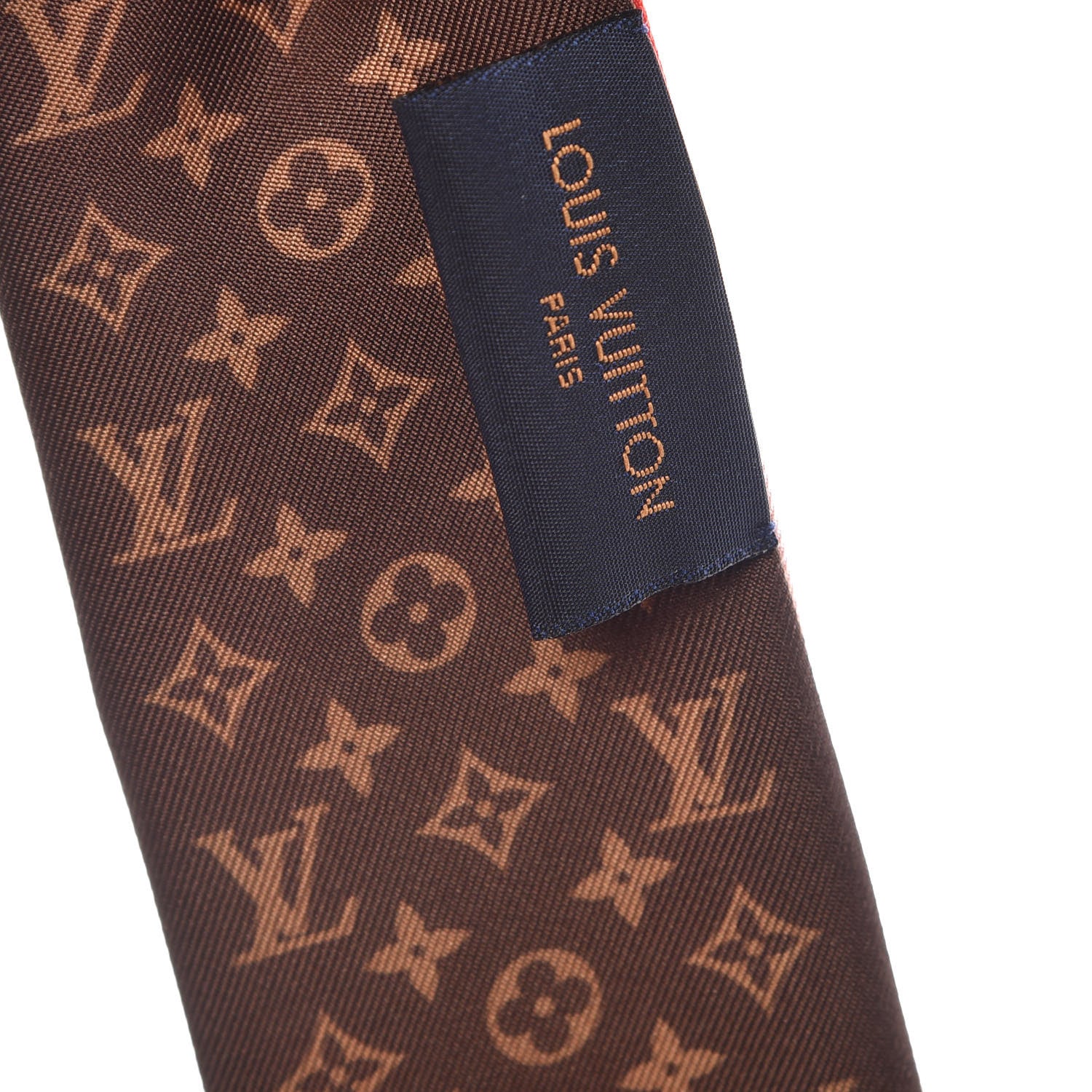 Louis Vuitton Silk Monogram LV Stories BB Bandeau Nude 4 of 5