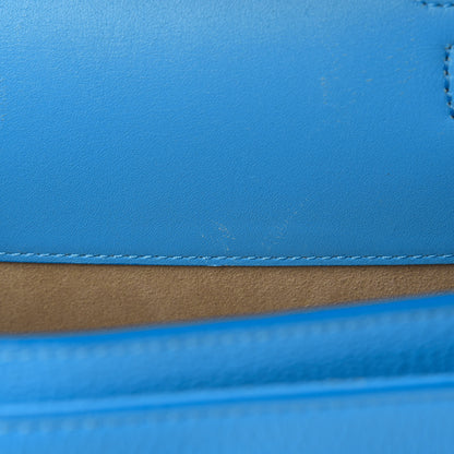 MCM Grained Calfskin Large Milla Convertible Backpack Tile Blue 12 of 13