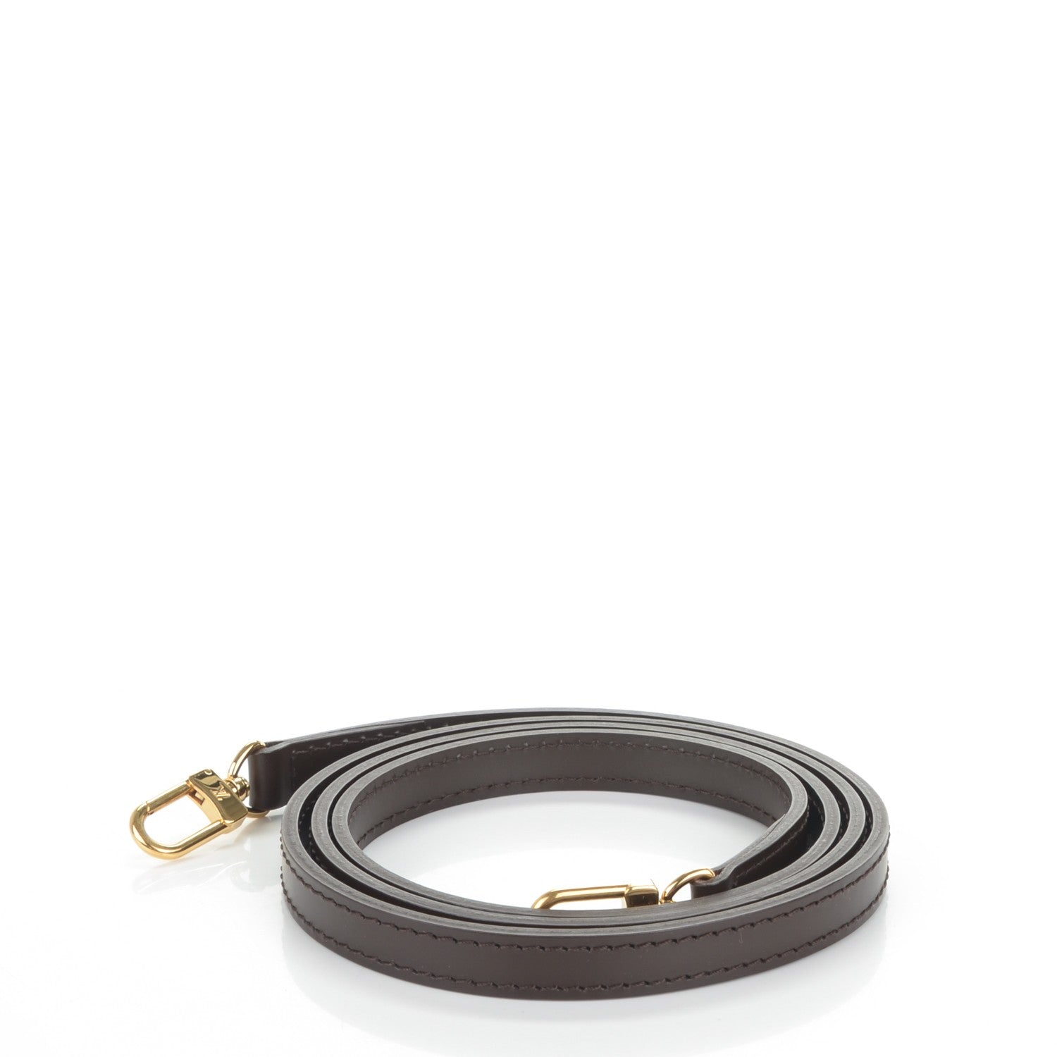 Louis Vuitton Calfskin 12mm Shoulder Strap Brown 3 of 4