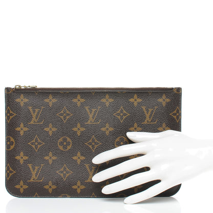 Louis Vuitton Monogram Neverfull MM GM Pochette Fuchsia 2 of 10