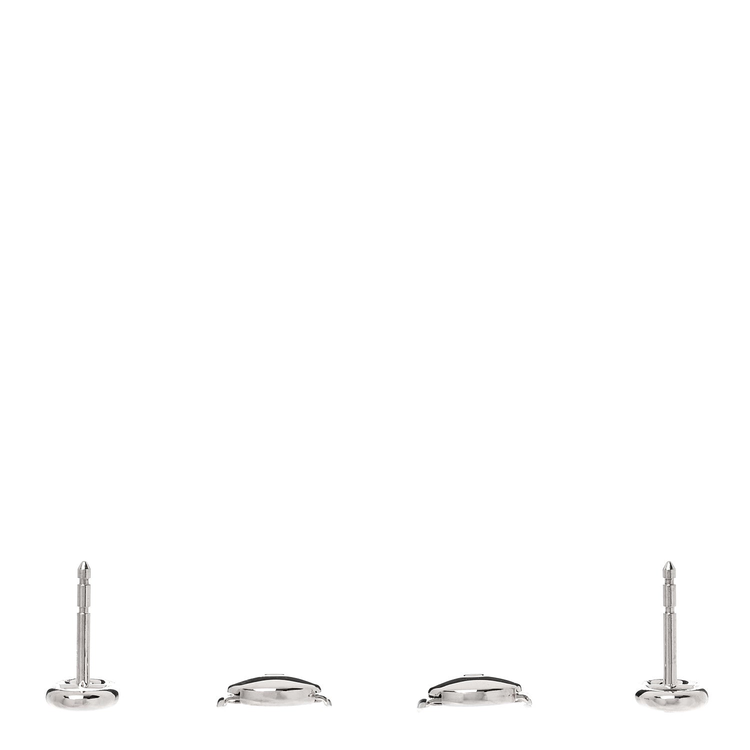Hermes Sterling Silver TPM Farandole Earrings 3 of 5