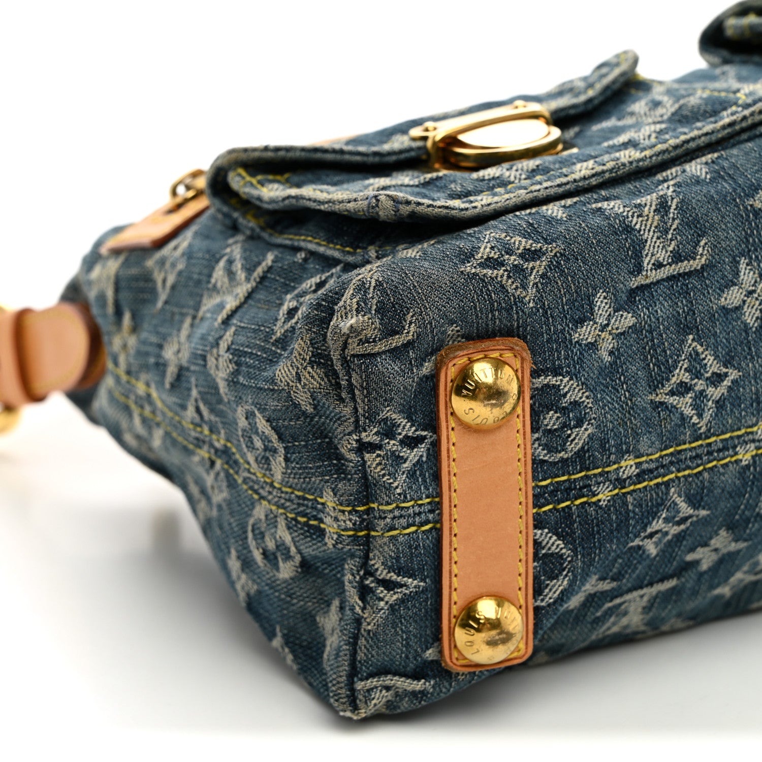 Louis Vuitton Monogram Denim Baggy PM Blue 8 of 9