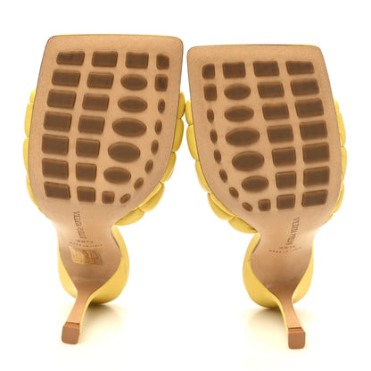 Bottega Veneta Nappa Matelasse Padded Mule Sandals 38.5 38.5 Dream Pear 6 of 9
