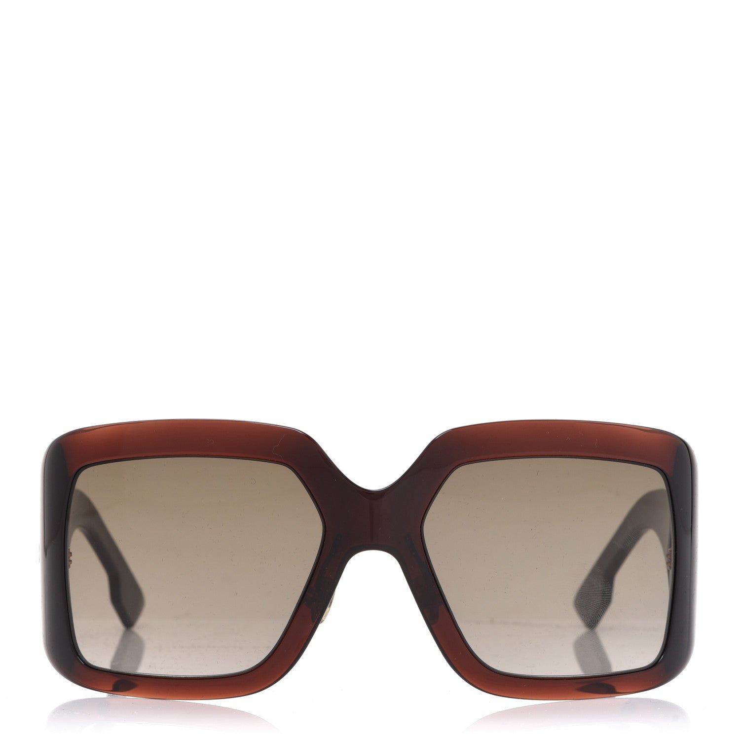 Christian Dior Acetate DiorSo Light 2 Shield Sunglasses Tortoise 2 of 8