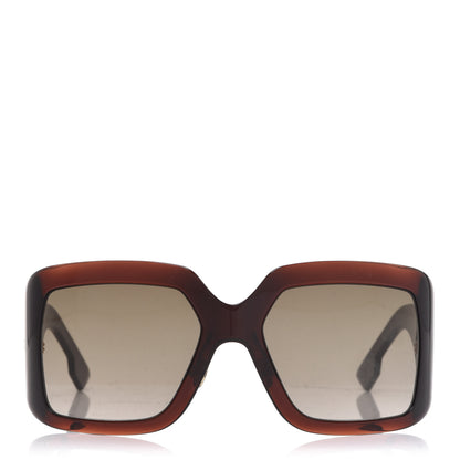Christian Dior Acetate DiorSo Light 2 Shield Sunglasses Tortoise 2 of 8