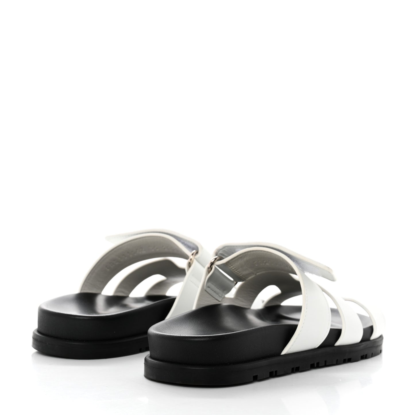 Calfskin Womens Chypre Sandals 35 White