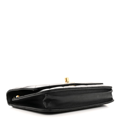 Chanel Lambskin Quilted Trendy CC Wallet On Chain WOC Black 4 of 13