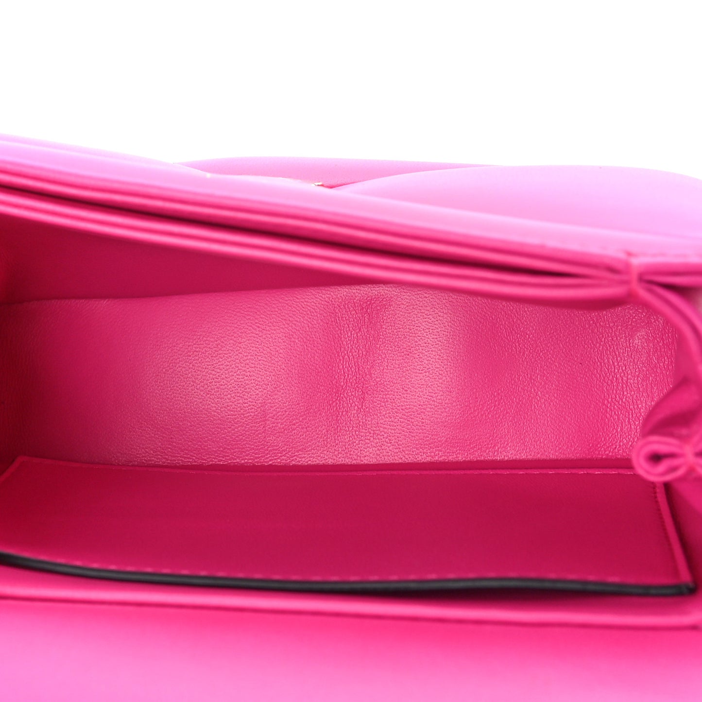 Nappa One Stud Chain Clutch Pink PP