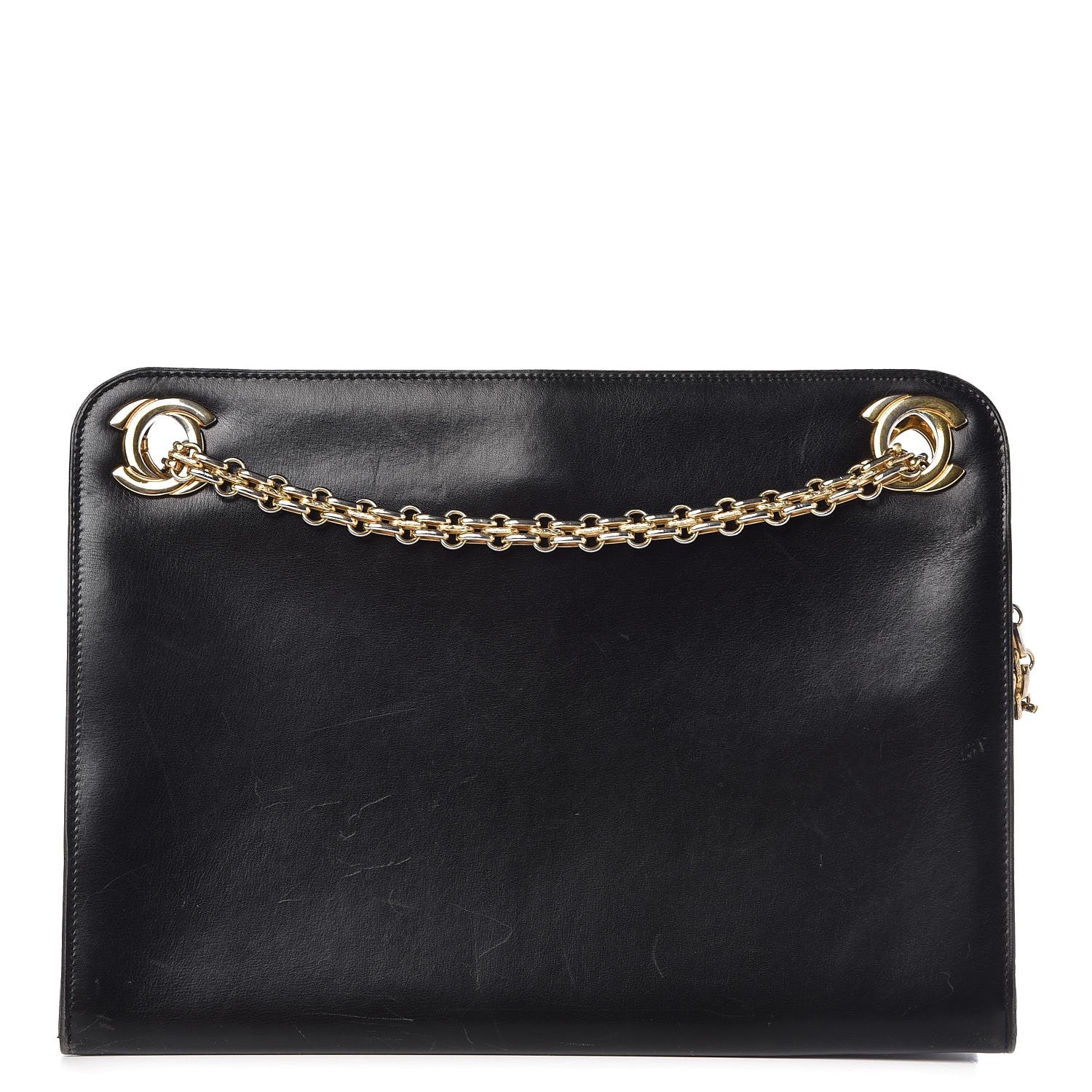 Chanel Lambskin CC Tote Black 1 of 20