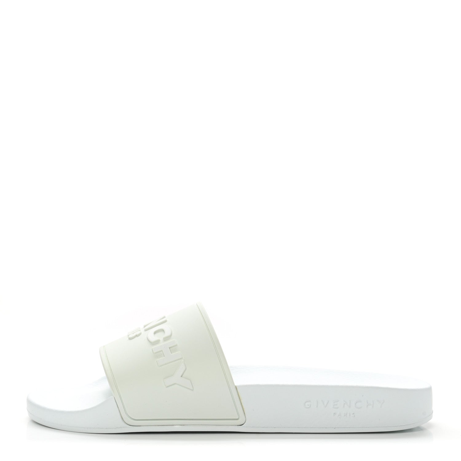 Givenchy Rubber Logo Pool Slide Sandals 38 White 1 of 8