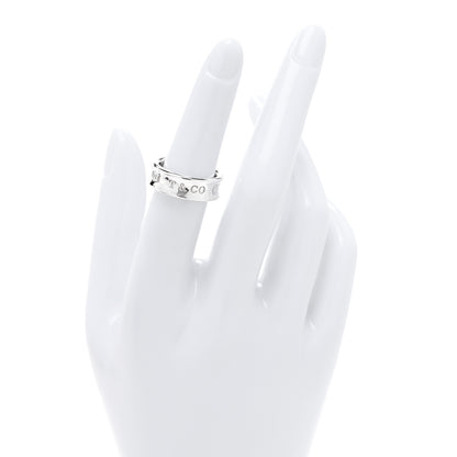 Tiffany Sterling Silver 1837 Band Ring 51 5.75 2 of 4