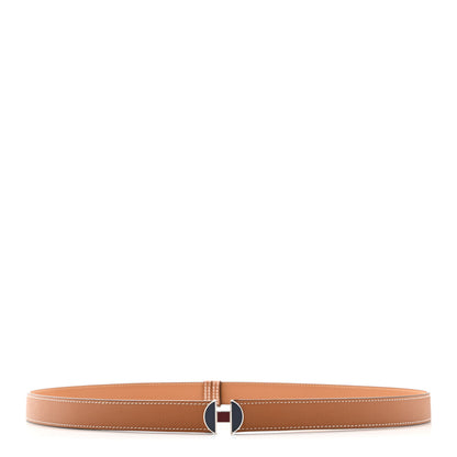 Hermes Epsom 24mm Hermes 2002 Metal Belt Gold 1 of 5