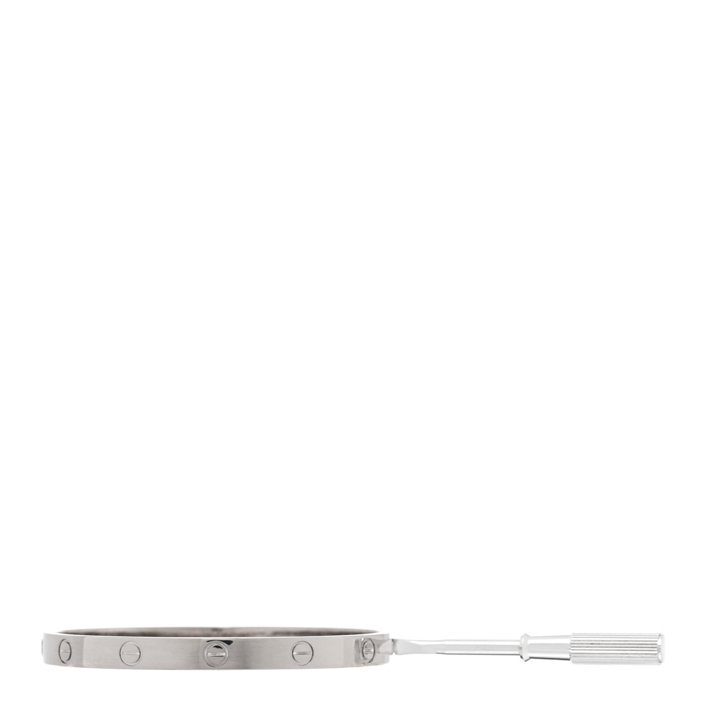 18K White Gold LOVE Bracelet 18