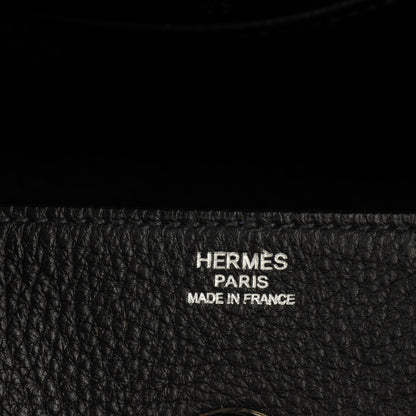 Hermes Taurillon Clemence Lindy 34 Black 6 of 7