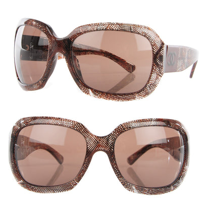 Chanel Acetate CC Lace Effect Sunglasses 5146 Brown 1 of 7