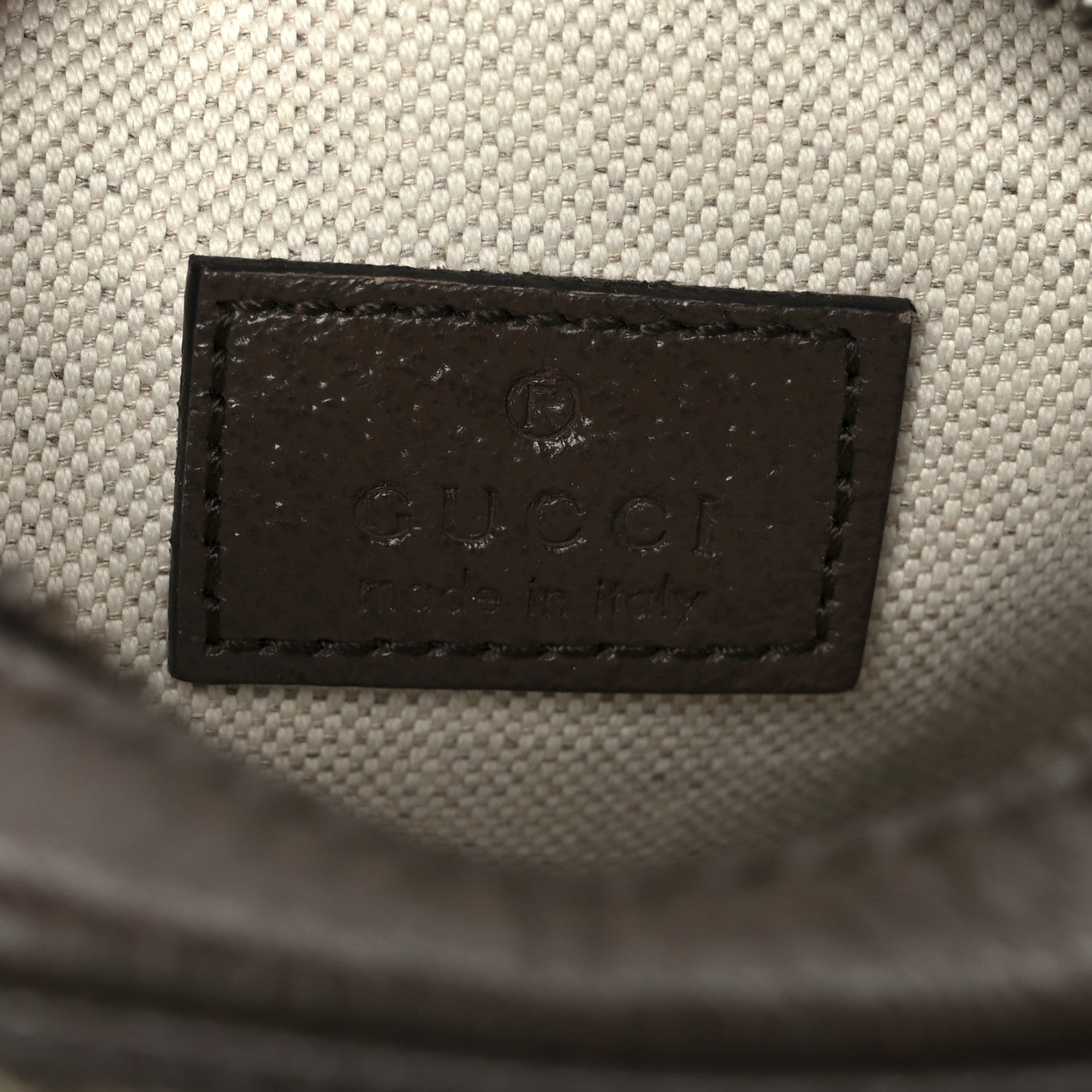 Gucci GG Supreme Monogram Web Mini Ophidia Messenger Brown 6 of 10