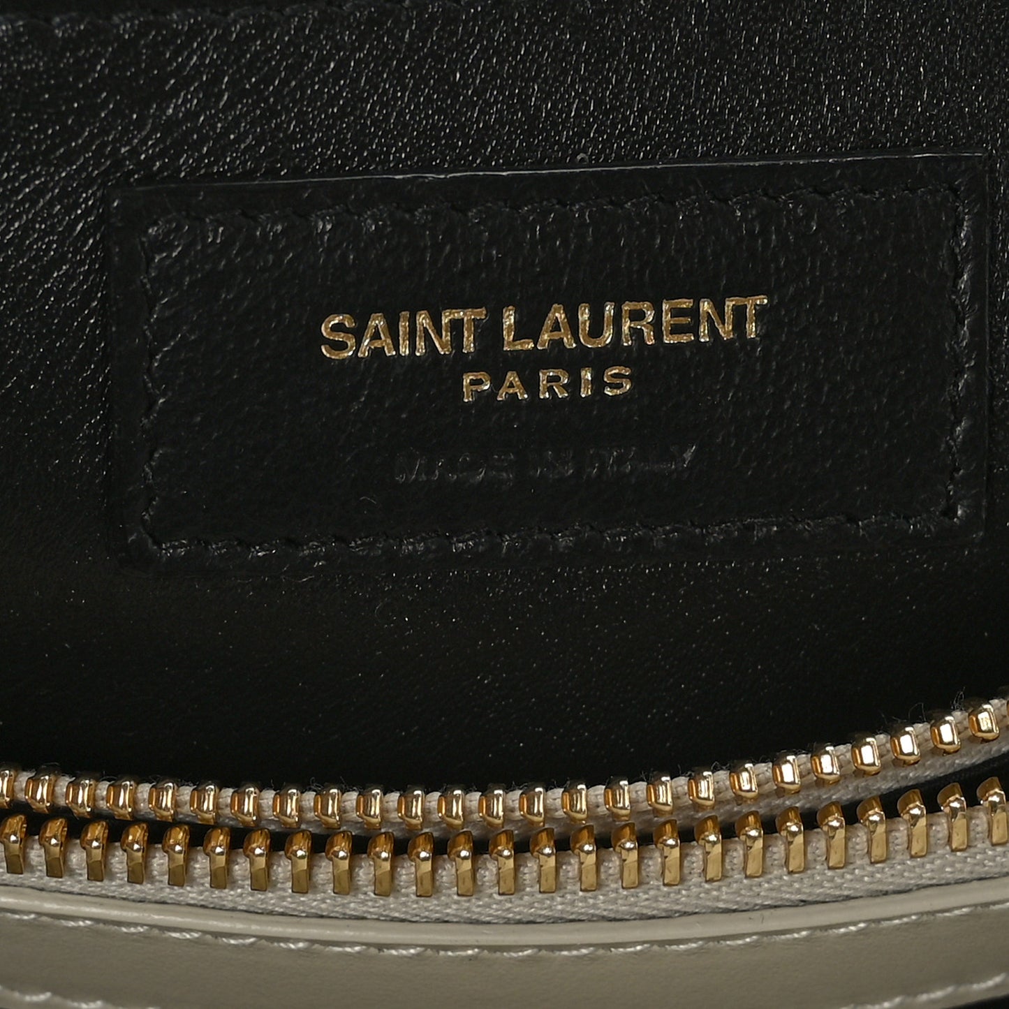 Calfskin Y Quilted Monogram Small Loulou Chain Satchel Blanc Vintage