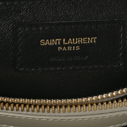 Saint Laurent Calfskin Y Quilted Monogram Small Loulou Chain Satchel Blanc Vintage 6 of 9