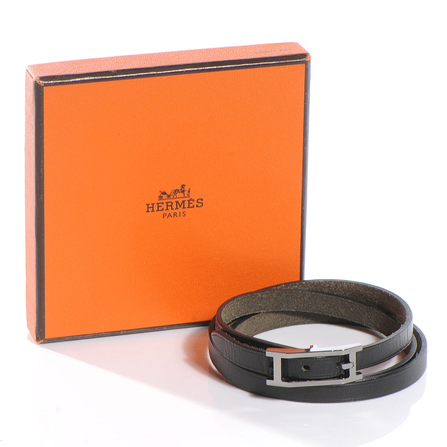 Chamonix Hapi Triple Tour Wrap Bracelet M Black