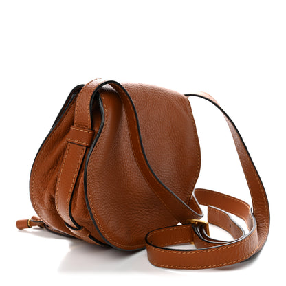 Chloe Grained Calfskin Small Marcie Saddle Bag Tan 3 of 10