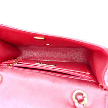 Chanel Mirror Calfskin Metallic Calfskin Quilted Hollywood Boulevard Backpack Pink 5 of 15