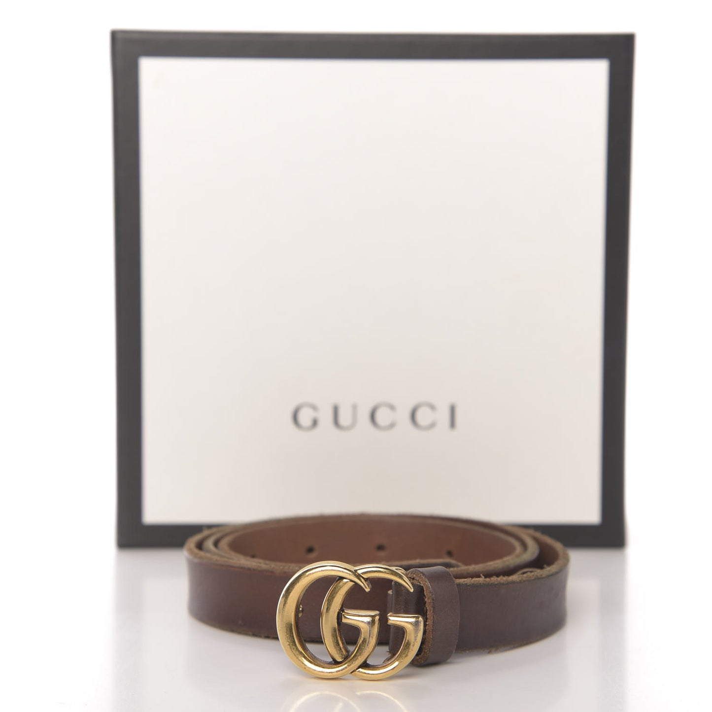 Faded Calfskin Double G 20mm Belt 85 34 Cuir