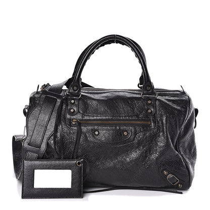 Balenciaga Agneau Classic Hardware Boston Black 1 of 10