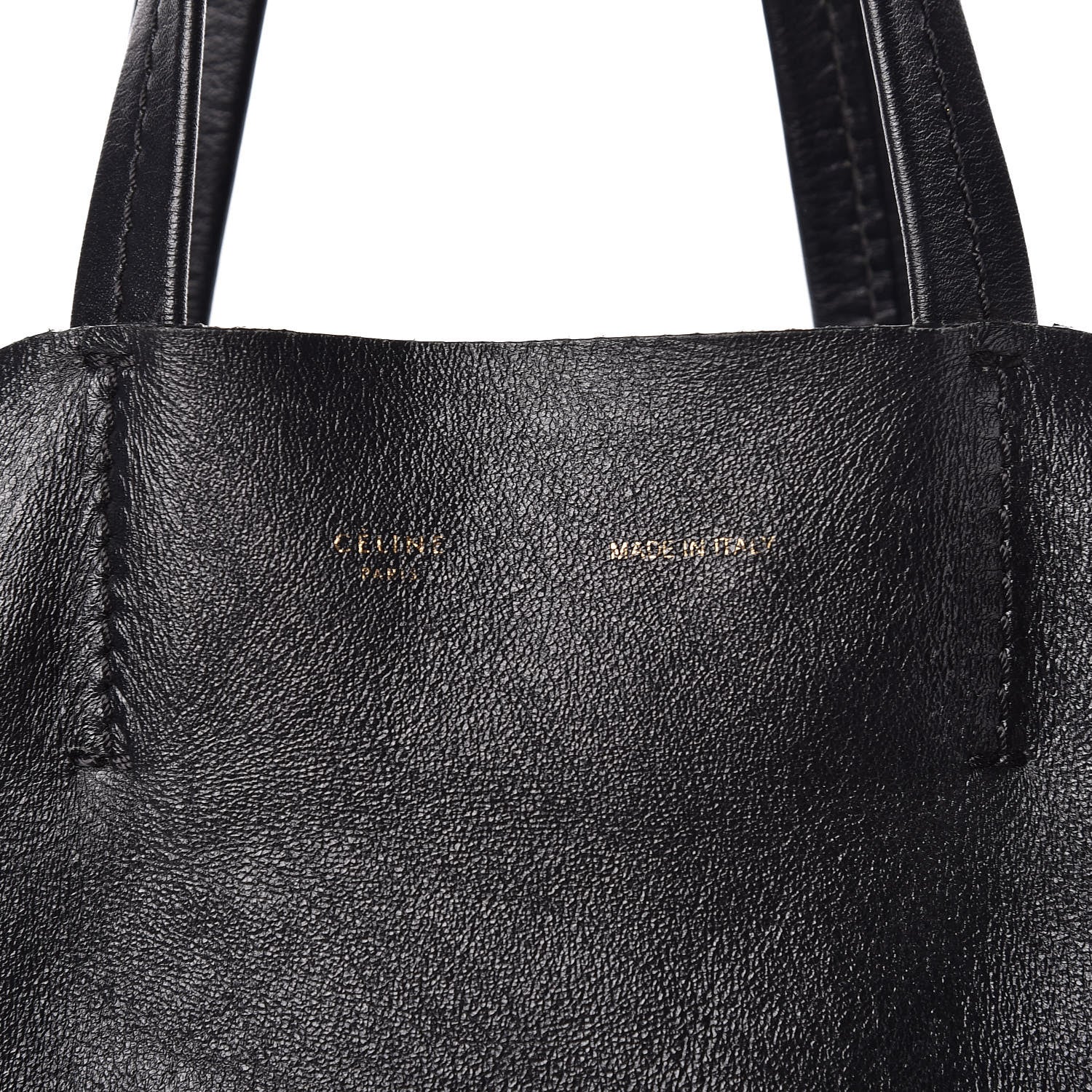 Celine Smooth Lambskin Vertical Cabas Black 9 of 9