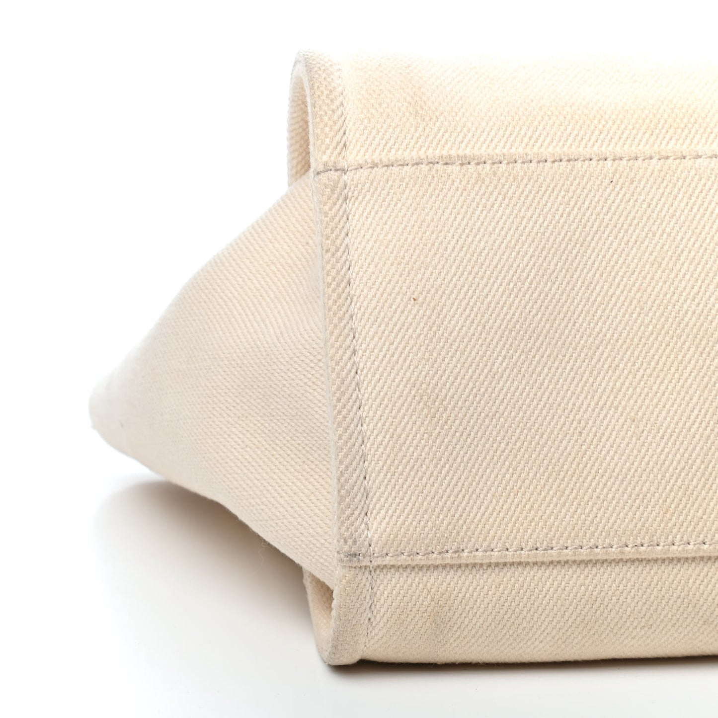 Canvas Pearl Medium Deauville Tote Ecru Beige