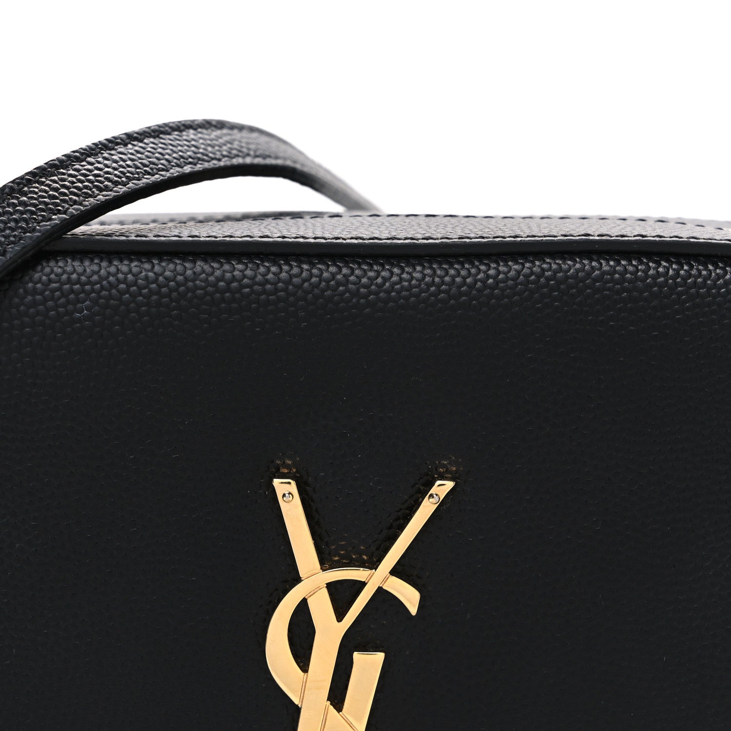 Saint Laurent Grain De Poudre Small Classic Monogram Camera Bag Black 8 of 12