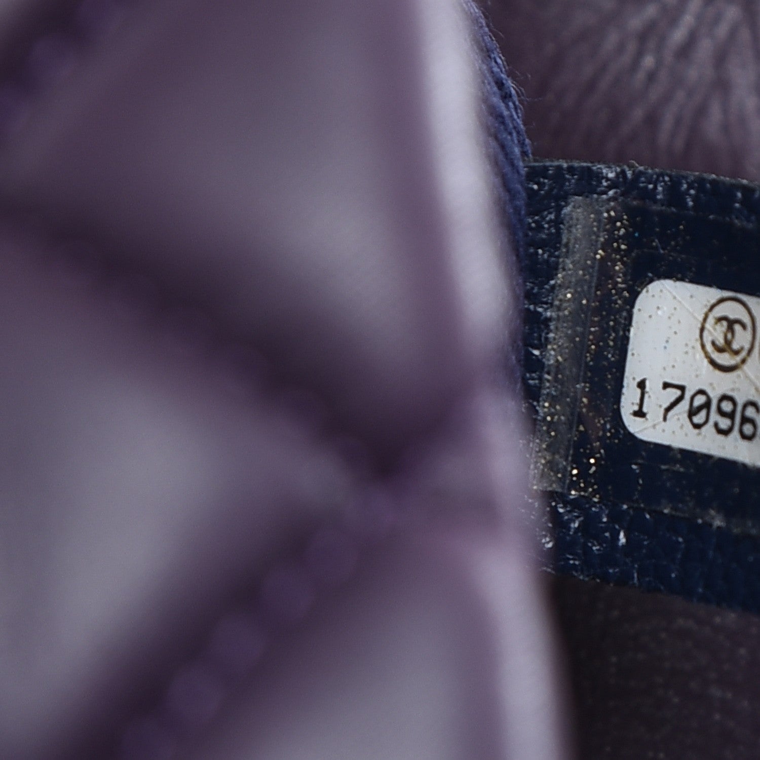 Chanel Iridescent Calfskin Small New Bubble Flap Plum 7 of 9