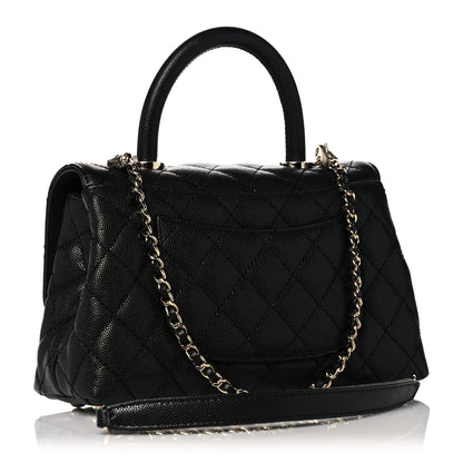 Chanel Caviar Quilted Mini Coco Handle Flap Black 3 of 10