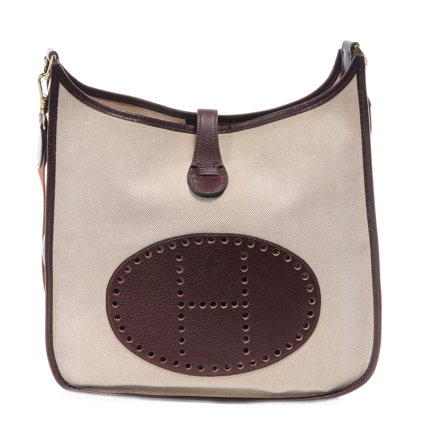 Toile Ardennes Evelyne GM Ecru Chocolate