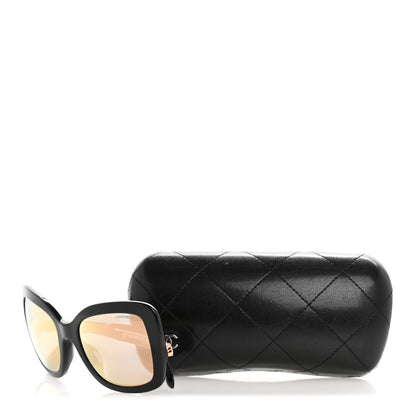 Chanel Acetate Spring Butterfly Sunglasses 5370-A Black Pink Gold 9 of 9