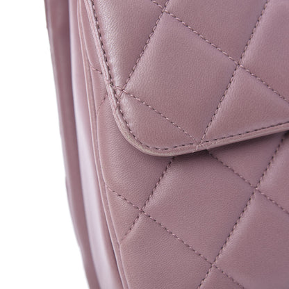 Chanel Lambskin Quilted Small Trendy CC Flap Dual Handle Bag Light Purple 16 of 17