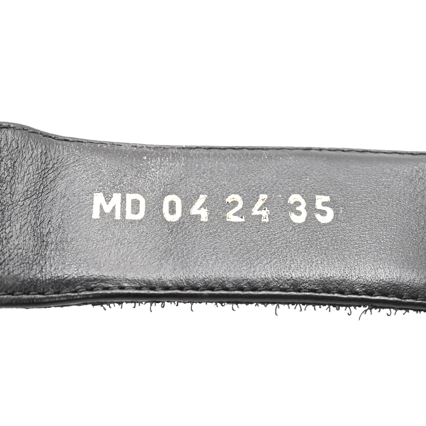Lambskin Dioract 10mm Sandals 35 Black