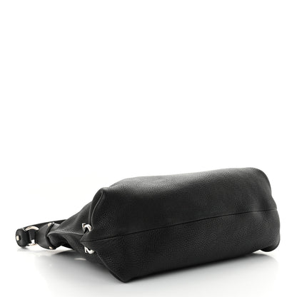 Salvatore Ferragamo Calfskin Fanisa Gancini Hobo Black 4 of 10