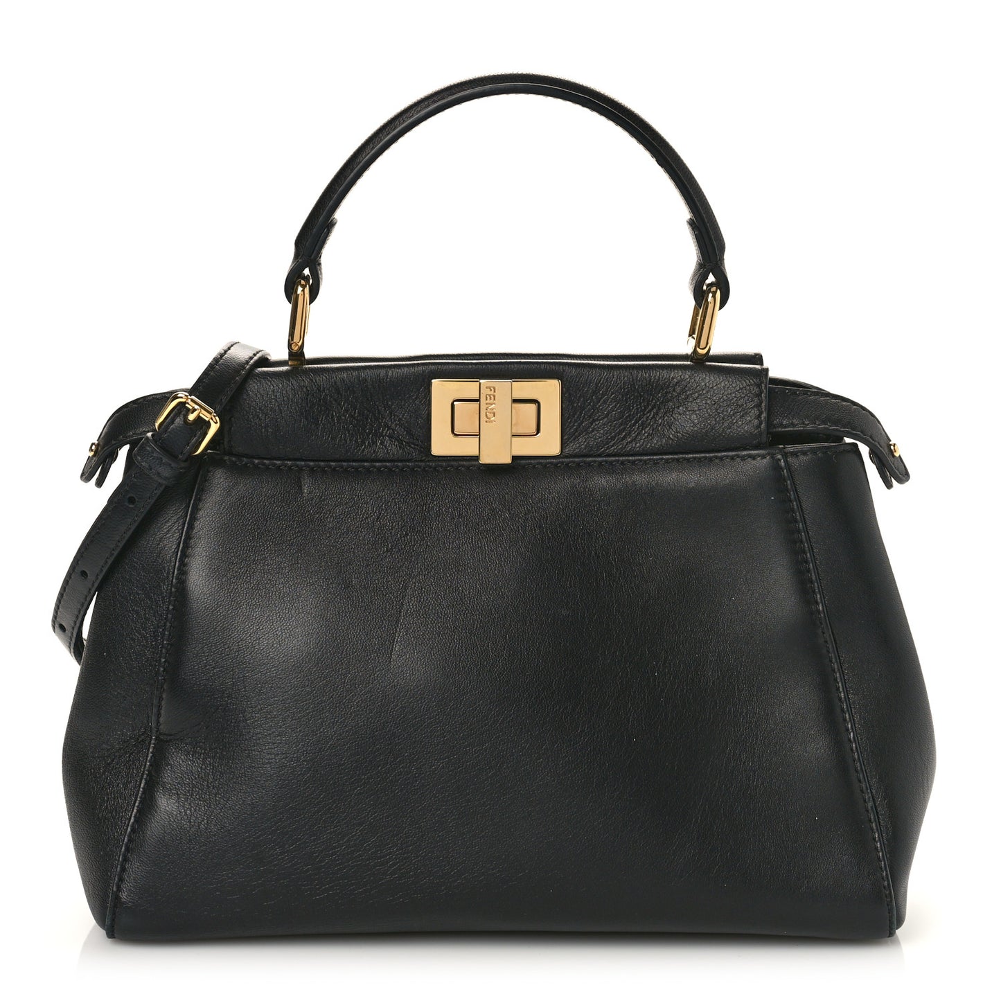 Nappa Mini Peekaboo Iconic Satchel Black