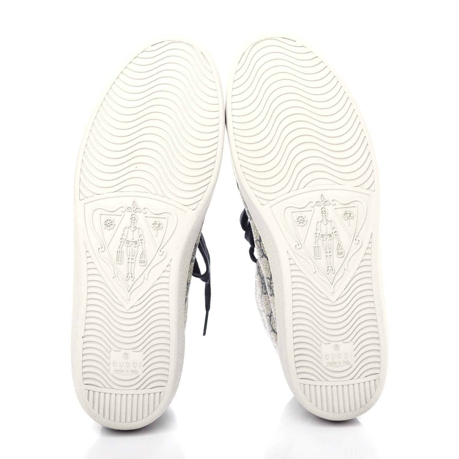 Gucci GG Supreme Monogram Mens Sneakers 8.5 Blue 6 of 10