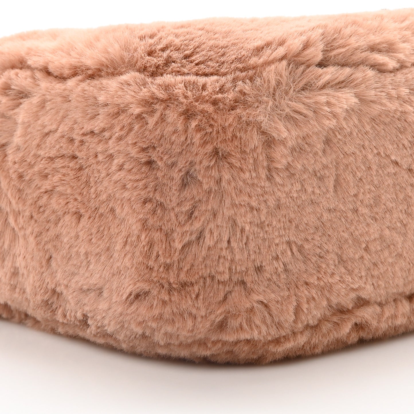 Faux Fur Plush Snapshot Camera Bag Fluffy Rose