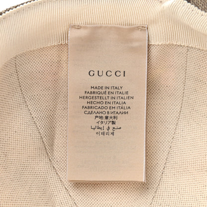 Gucci GG Supreme Monogram Les Pommes Baseball Hat L Beige Multicolor 10 of 10