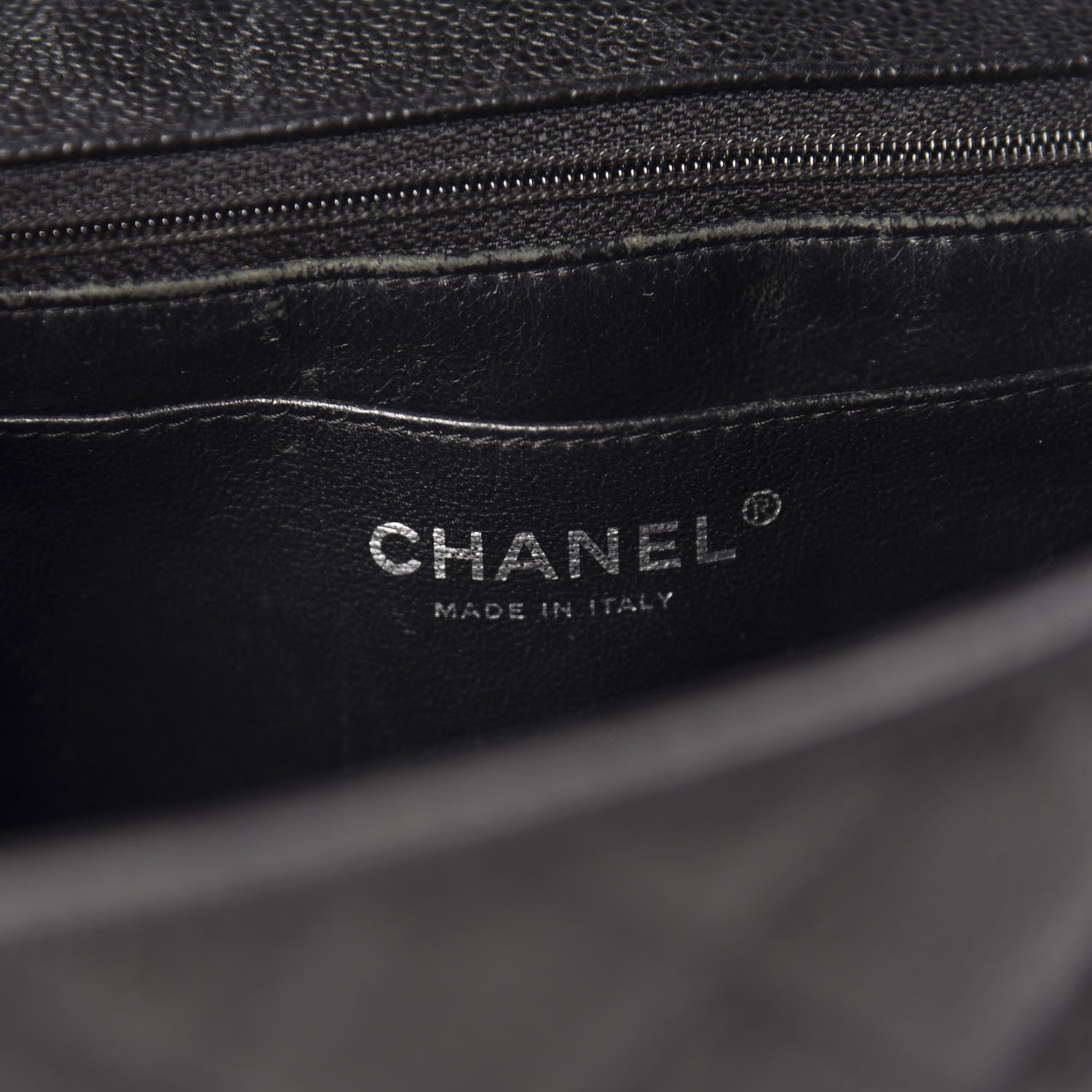 Chanel Caviar Quilted Jumbo Single Flap Black 10 of 13