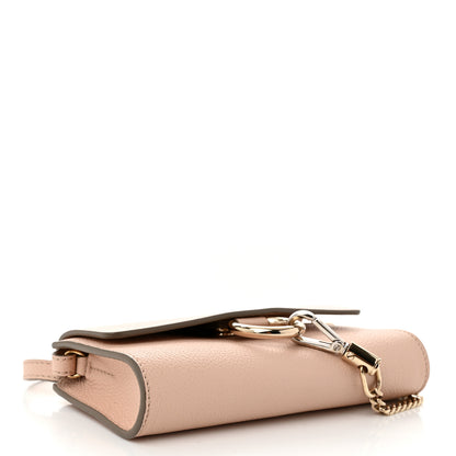 Chloe Calfskin Mini Faye Shoulder Bag Cement Pink 4 of 10