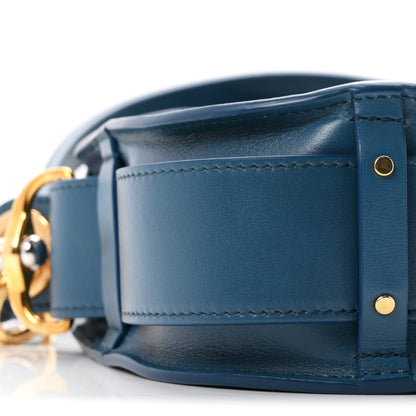 Chloe Calfskin Suede Small Tess Bag Vinyl Blue 9 of 10