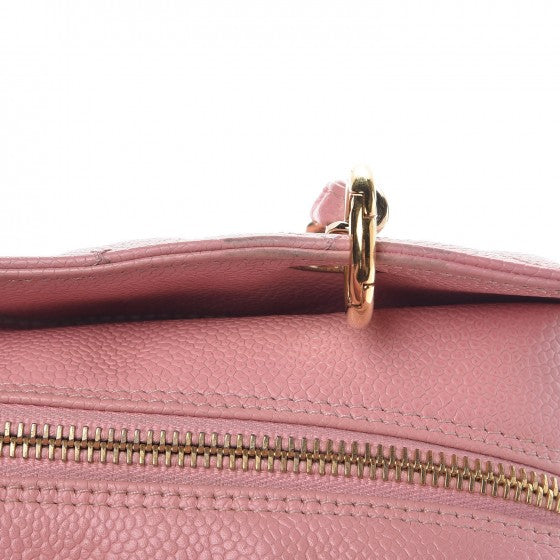 Chanel Caviar Quilted Petit Timeless Shopping Tote PTT Pink 10 of 15
