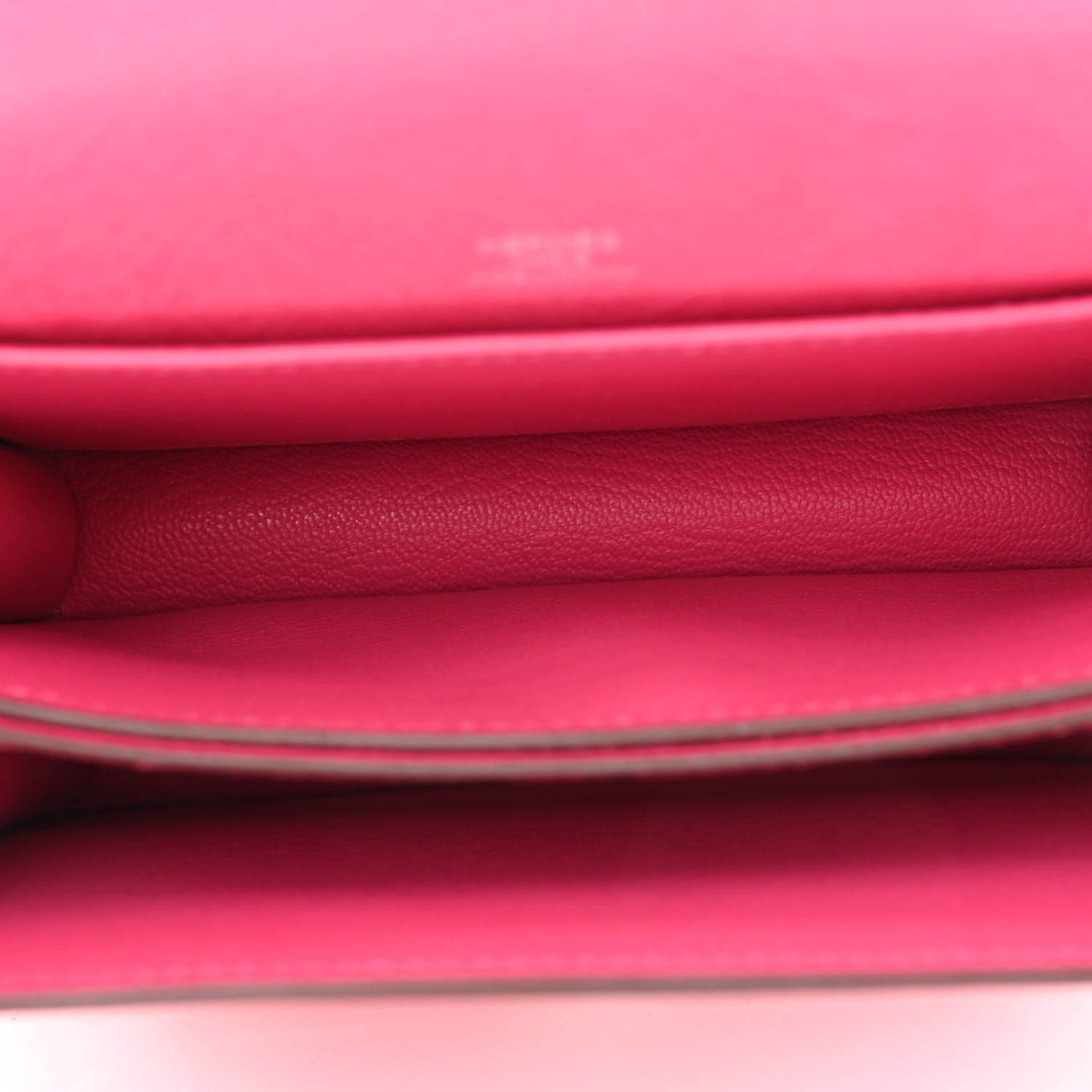Hermes Ostrich Mini Sac Roulis Rose Tyrien 5 of 9